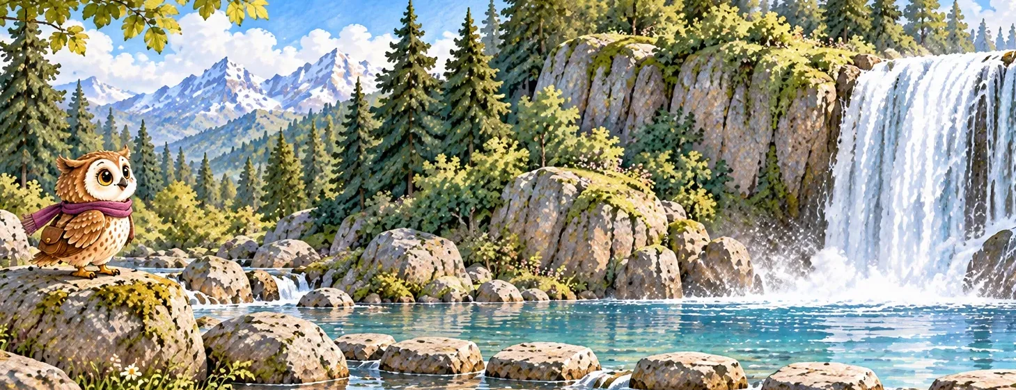 Водопад загадок